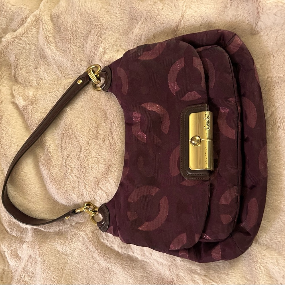 Vintage Purple Coach purse